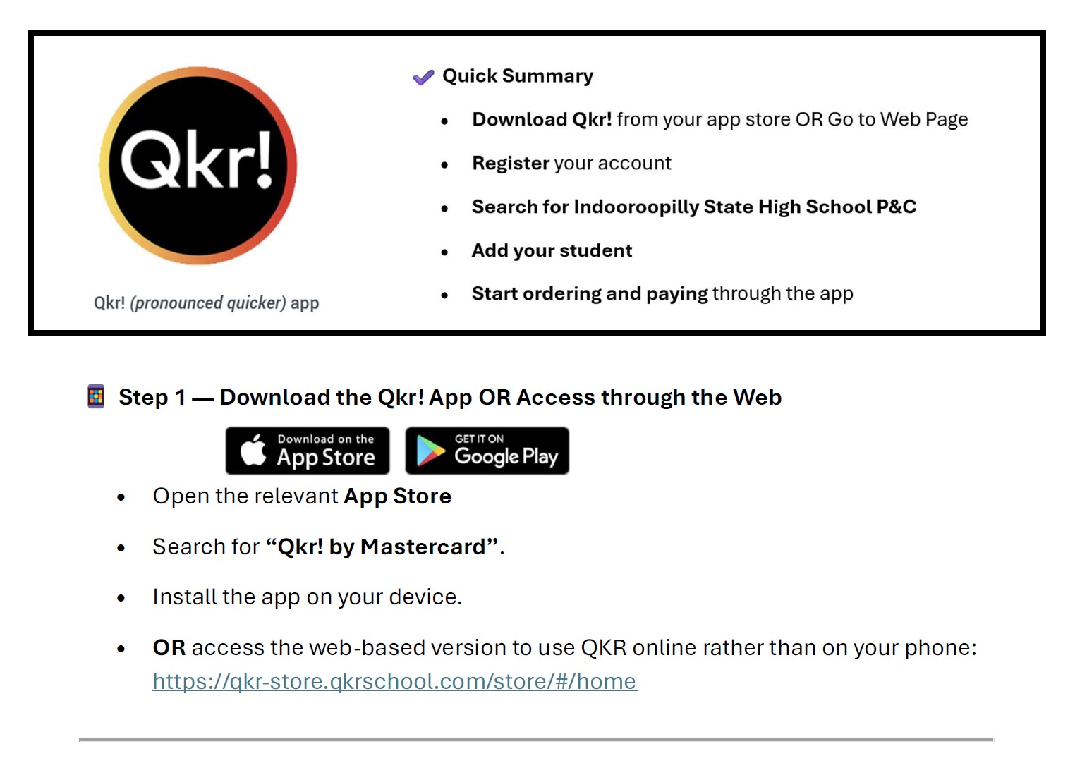 Qkr how to use word page 1